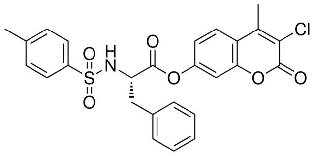 3-CHLORO-4-METHYL-2-OXO-2H-CHROMEN-7-YL (2S)-2-{[(4-METHYLPHENYL)SULFONYL]AMINO}-3-PHENYLPROPANOATE