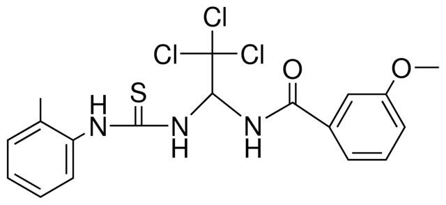 3-METHOXY-N-(2,2,2-TRICHLORO-1-(3-O-TOLYL-THIOUREIDO)-ETHYL)-BENZAMIDE