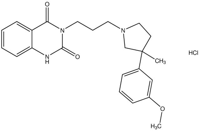 3-{3-[3-(3-methoxyphenyl)-3-methyl-1-pyrrolidinyl]propyl}-2,4(1H,3H)-quinazolinedione hydrochloride