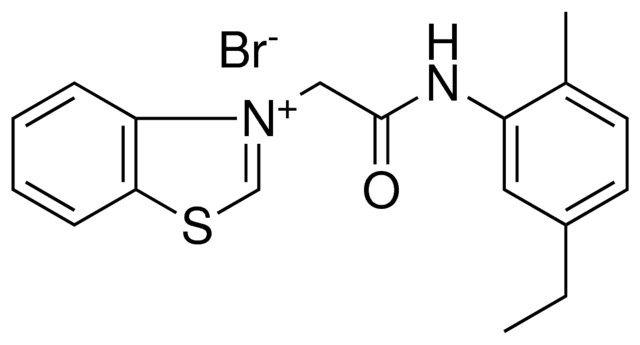 3-((5-ETHYL-2-METHYL-PHENYLCARBAMOYL)-METHYL)-BENZOTHIAZOL-3-IUM, BROMIDE