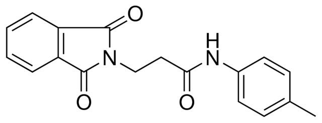 3-(1,3-DIOXO-1,3-DIHYDRO-ISOINDOL-2-YL)-N-P-TOLYL-PROPIONAMIDE