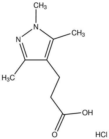 3-(1,3,5-Trimethyl-1H-pyrazol-4-yl)propanoic acid hydrochloride