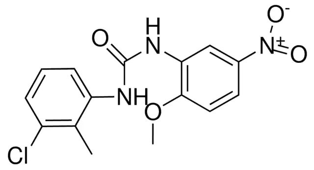 1-(3-CHLORO-2-METHYLPHENYL)-3-(2-METHOXY-5-NITROPHENYL)UREA