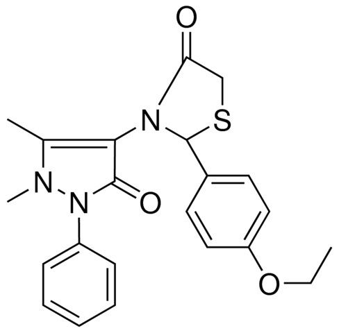 3-(1,5-DIMETHYL-3-OXO-2-PHENYL-2,3-DIHYDRO-1H-PYRAZOL-4-YL)-2-(4-ETHOXYPHENYL)-1,3-THIAZOLIDIN-4-ONE