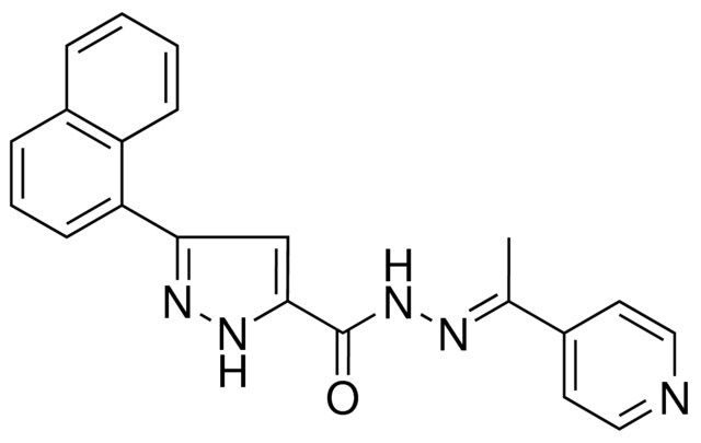 3-(1-NAPHTHYL)-N'-(1-(4-PYRIDINYL)ETHYLIDENE)-1H-PYRAZOLE-5-CARBOHYDRAZIDE