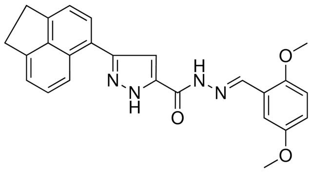 3-(1,2-DIHYDRO-5-ACENAPHTHYLENYL)-N'-[(E)-(2,5-DIMETHOXYPHENYL)METHYLIDENE]-1H-PYRAZOLE-5-CARBOHYDRAZIDE