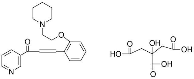 3-(2-(2-PIPERIDIN-YL-ETO)-PH)-PYRIDIN-YL-PROPENONE, CARBOXY-HO-PENTANEDIOIC ACID