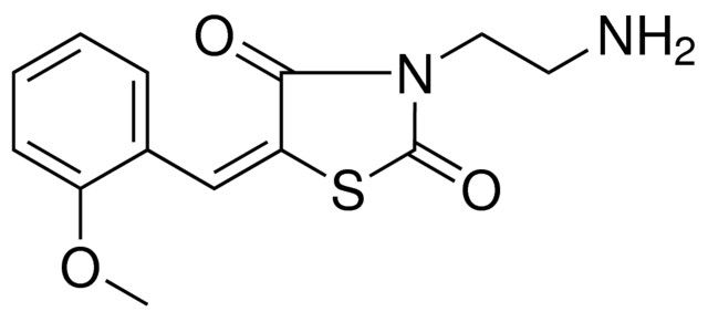 3-(2-AMINOETHYL)-5-(2-METHOXYBENZYLIDENE)-1,3-THIAZOLIDINE-2,4-DIONE