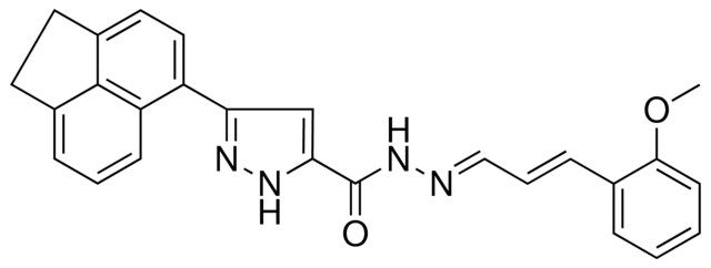 3-(1,2-DIHYDRO-5-ACENAPHTHYLENYL)-N'-[(E,2E)-3-(2-METHOXYPHENYL)-2-PROPENYLIDENE]-1H-PYRAZOLE-5-CARBOHYDRAZIDE