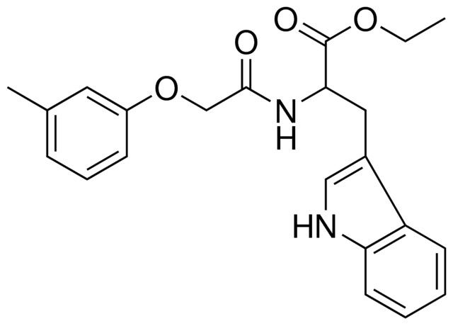 3-(1H-INDOL-3-YL)-2-(2-M-TOLYLOXY-ACETYLAMINO)-PROPIONIC ACID ETHYL ESTER