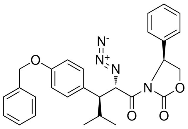 3-(2-AZIDO-3-(4-BENZYLOXY-PHENYL)-4-METHYL-PENTANOYL)-4-PHENYL-OXAZOLIDIN-2-ONE