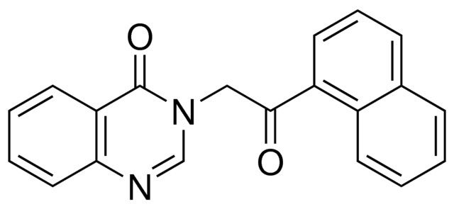 3-(2-(1-NAPHTHYL)-2-OXOETHYL)-4(3H)-QUINAZOLINONE