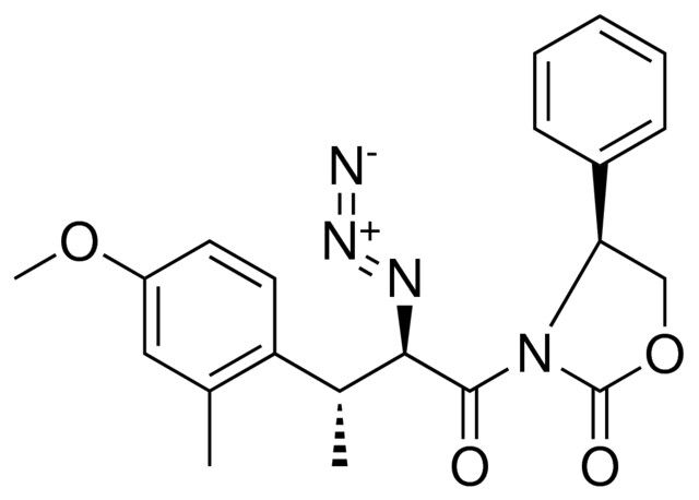 3-(2-AZIDO-3-(4-METHOXY-2-METHYL-PHENYL)-BUTYRYL)-4-PHENYL-OXAZOLIDIN-2-ONE