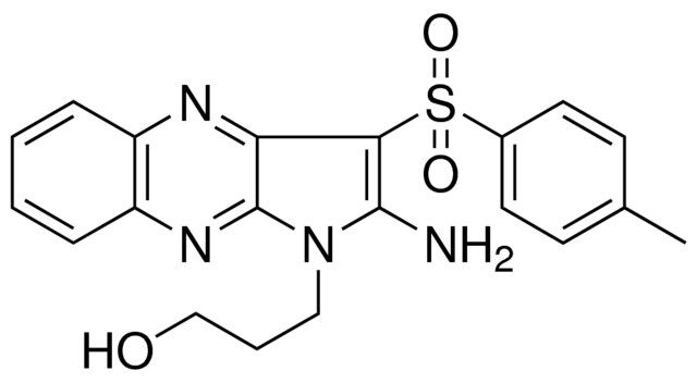 3-(2-AMINO-3-((4-ME-PH)SULFONYL)-1H-PYRROLO(2,3-B)QUINOXALIN-1-YL)-1-PROPANOL