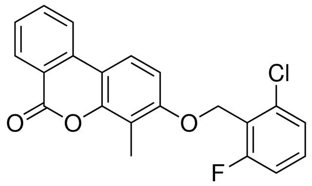 3-(2-CHLORO-6-FLUORO-BENZYLOXY)-4-METHYL-BENZO(C)CHROMEN-6-ONE