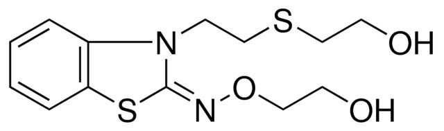 3-(2-(2-HO-ETHYLSULFANYL)-ETHYL)-3H-BENZOTHIAZOL-2-ONE O-(2-HYDROXY-ETHYL)-OXIME