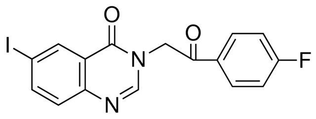 3-(2-(4-FLUORO-PHENYL)-2-OXO-ETHYL)-6-IODO-3H-QUINAZOLIN-4-ONE