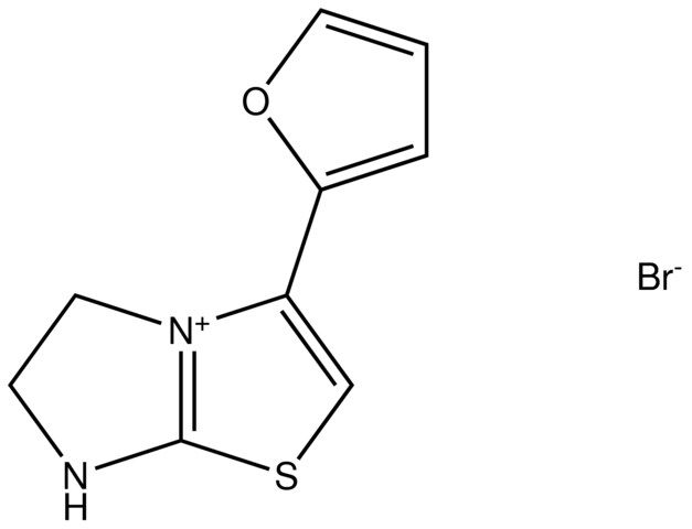 3-(2-furyl)-5H,6H,7H-imidazo[2,1-b][1,3]thiazol-4-ium bromide