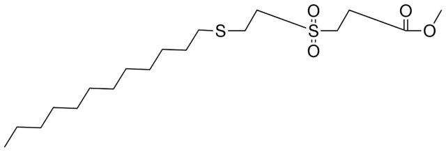 3-(2-DODECYLSULFANYL-ETHANESULFONYL)-PROPIONIC ACID METHYL ESTER