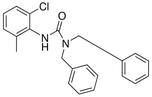 3-(2-CHLORO-6-METHYLPHENYL)-1,1-DIBENZYLUREA