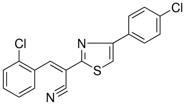 3-(2-CHLORO-PHENYL)-2-[4-(4-CHLORO-PHENYL)-THIAZOL-2-YL]-ACRYLONITRILE