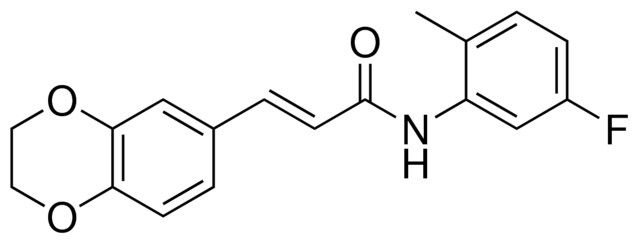 3-(2,3-DIHYDRO-1,4-BENZODIOXIN-6-YL)-N-(5-FLUORO-2-METHYLPHENYL)ACRYLAMIDE