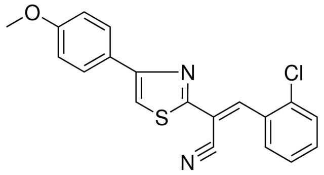 3-(2-CHLORO-PHENYL)-2-(4-(4-METHOXY-PHENYL)-THIAZOL-2-YL)-ACRYLONITRILE