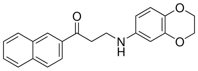 3-(2,3-DIHYDRO-1,4-BENZODIOXIN-6-YLAMINO)-1-(2-NAPHTHYL)-1-PROPANONE