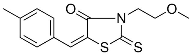 3-(2-METHOXY-ETHYL)-5-(4-METHYL-BENZYLIDENE)-2-THIOXO-THIAZOLIDIN-4-ONE