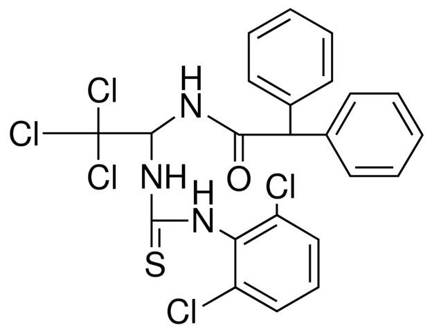 2,2-DIPHENYL-N-(2,2,2-TRICHLORO-1-(3-(2,6-DICHLORO-PH)-THIOUREIDO)-ET)-ACETAMIDE