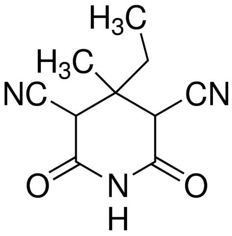 2,4-DICYANO-3-ETHYL-3-METHYLGLUTARIMIDE