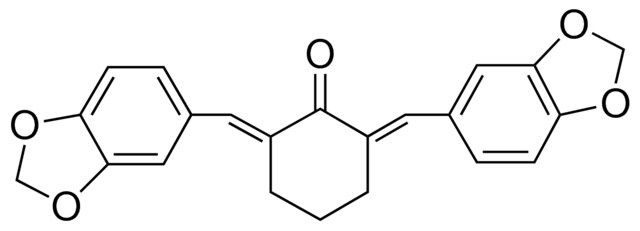 2,6-BIS(3,4-METHYLENEDIOXYBENZYLIDENE)-1-CYCLOHEXANONE