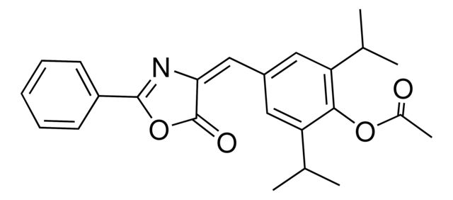 2,6-Diisopropyl-4-[(E)-(5-oxo-2-phenyl-1,3-oxazol-4(5H)-ylidene)methyl]phenyl acetate