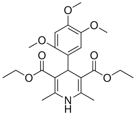 2,6-DI-ME-4-(2,4,5-TRI-MEO-PH)-1,4-2H-PYRIDINE-3,5-DICARBOXYLIC ACID DI-ET ESTER