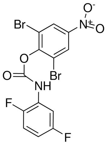 2,6-DIBROMO-4-NITROPHENYL N-(2,5-DIFLUOROPHENYL)CARBAMATE