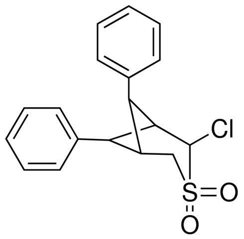 2-CHLORO-6,7-DIPHENYL-3-THIA-BICYCLO(3.1.1)HEPTANE 3,3-DIOXIDE