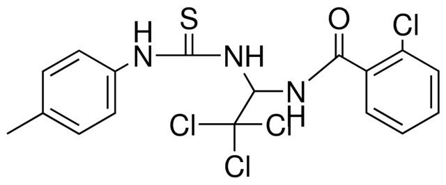 2-CHLORO-N-(2,2,2-TRICHLORO-1-(3-P-TOLYL-THIOUREIDO)-ETHYL)-BENZAMIDE