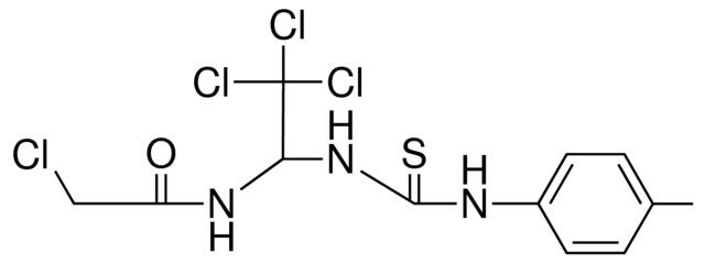 2-CHLORO-N-(2,2,2-TRICHLORO-1-(3-P-TOLYL-THIOUREIDO)-ETHYL)-ACETAMIDE