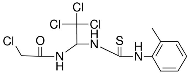 2-CHLORO-N-(2,2,2-TRICHLORO-1-(3-O-TOLYL-THIOUREIDO)-ETHYL)-ACETAMIDE