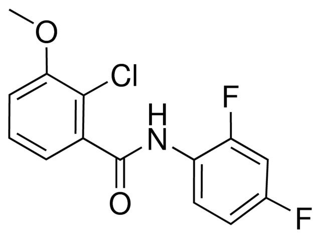 2-CHLORO-N-(2,4-DIFLUOROPHENYL)-3-METHOXYBENZAMIDE