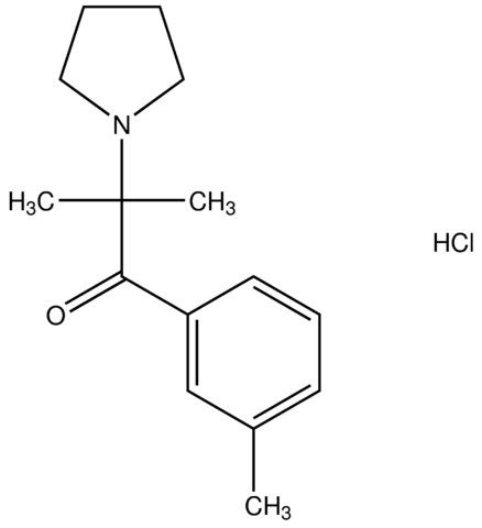 2-methyl-1-(3-methylphenyl)-2-(1-pyrrolidinyl)-1-propanone hydrochloride