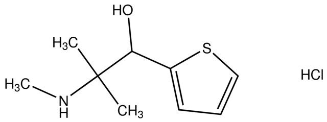 2-methyl-2-(methylamino)-1-(2-thienyl)-1-propanol hydrochloride