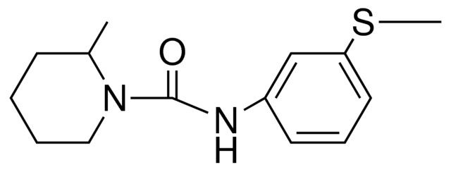 2-METHYL-N-(3-(METHYLTHIO)PHENYL)-1-PIPERIDINECARBOXAMIDE