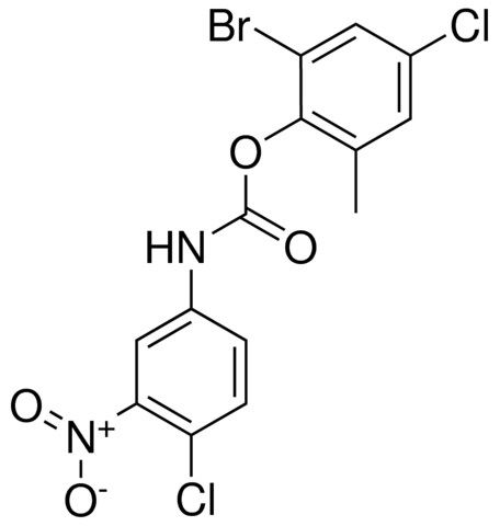 2-BROMO-4-CHLORO-6-METHYLPHENYL N-(4-CHLORO-3-NITROPHENYL)CARBAMATE