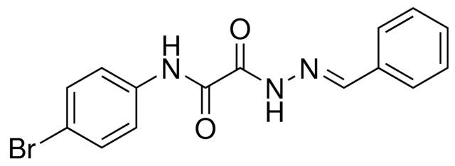 2-(2-BENZYLIDENEHYDRAZINO)-N-(4-BROMOPHENYL)-2-OXOACETAMIDE