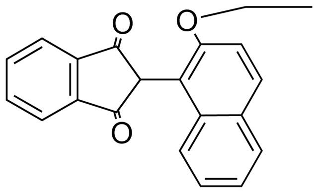 2-(2-ETHOXY-NAPHTHALEN-1-YL)-INDAN-1,3-DIONE