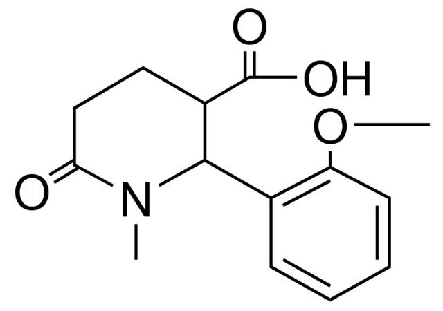 2-(2-METHOXYPHENYL)-1-METHYL-6-OXO-3-PIPERIDINECARBOXYLIC ACID