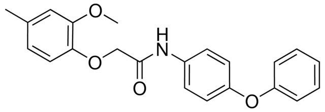 2-(2-METHOXY-4-METHYLPHENOXY)-N-(4-PHENOXYPHENYL)ACETAMIDE