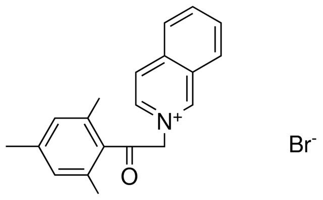 2-(2-OXO-2-(2,4,6-TRIMETHYL-PHENYL)-ETHYL)-ISOQUINOLINIUM, BROMIDE