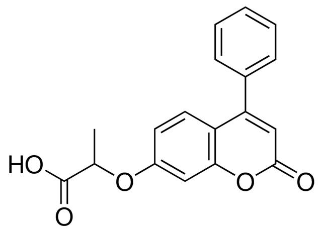 2-(2-OXO-4-PHENYL-2H-CHROMEN-7-YLOXY)-PROPIONIC ACID